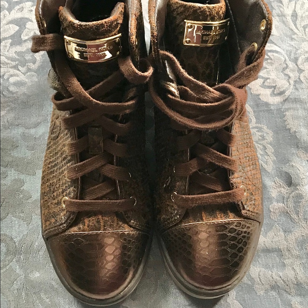 Michael Kors Snake Print Sneakers